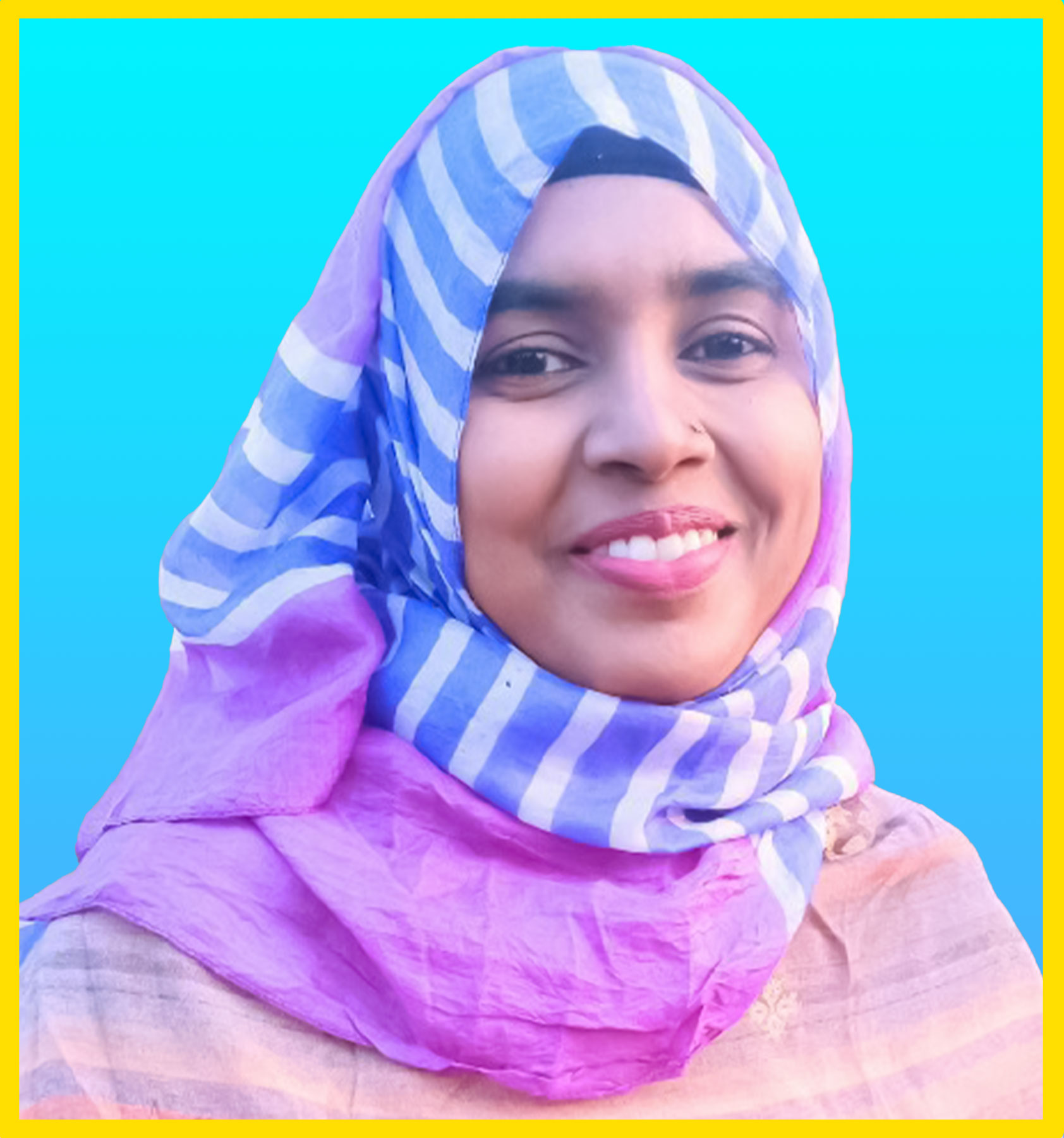Sanjida Afroj official ID photo of SK FutureTech team member SFT-B1-018